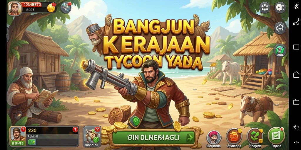 Tampilan gameplay 1234BETS yang menarik dan penuh strategi Tycoon.