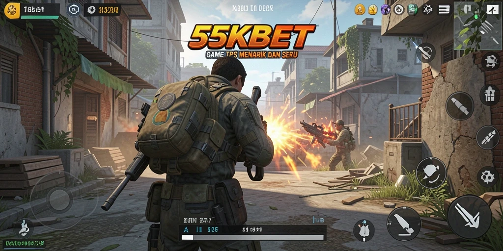 Screenshot utama dari gameplay seru di 55KBET.