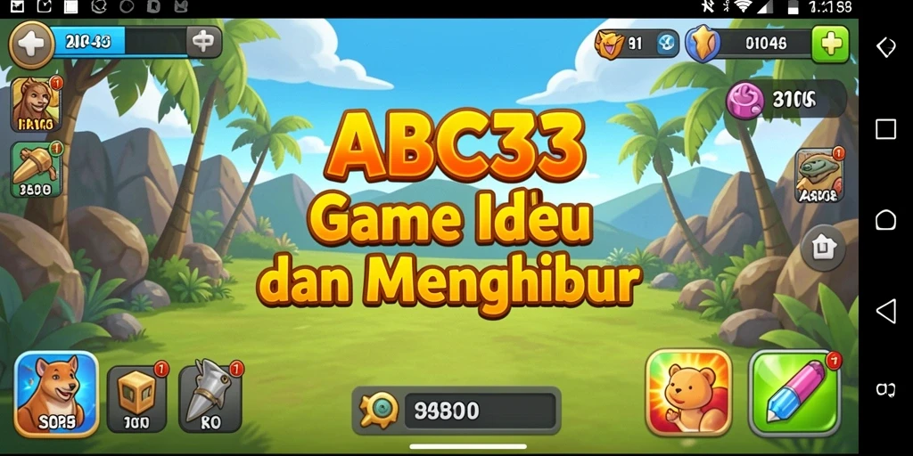 Screenshot gameplay <strong>ABC33</strong> menunjukkan karakter beraksi dalam petualangan Idle.