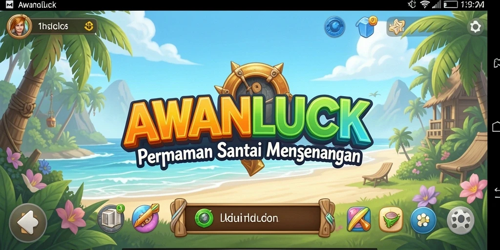 Tangkapan layar menunjukkan gameplay seru AWANLUCK yang mengasyikan.
