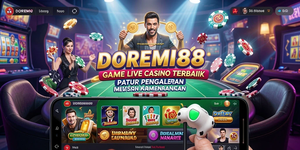 Tampilan gameplay menegangkan dari DOREMI88 di Live Casino.
