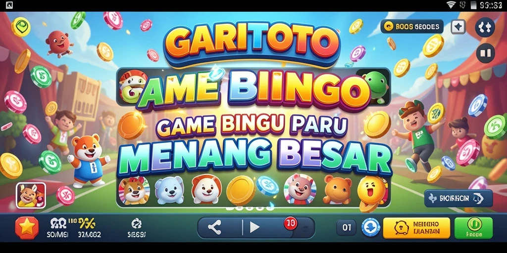 Tampilan gameplay Bingo yang menarik dan interaktif di GARITOTO.