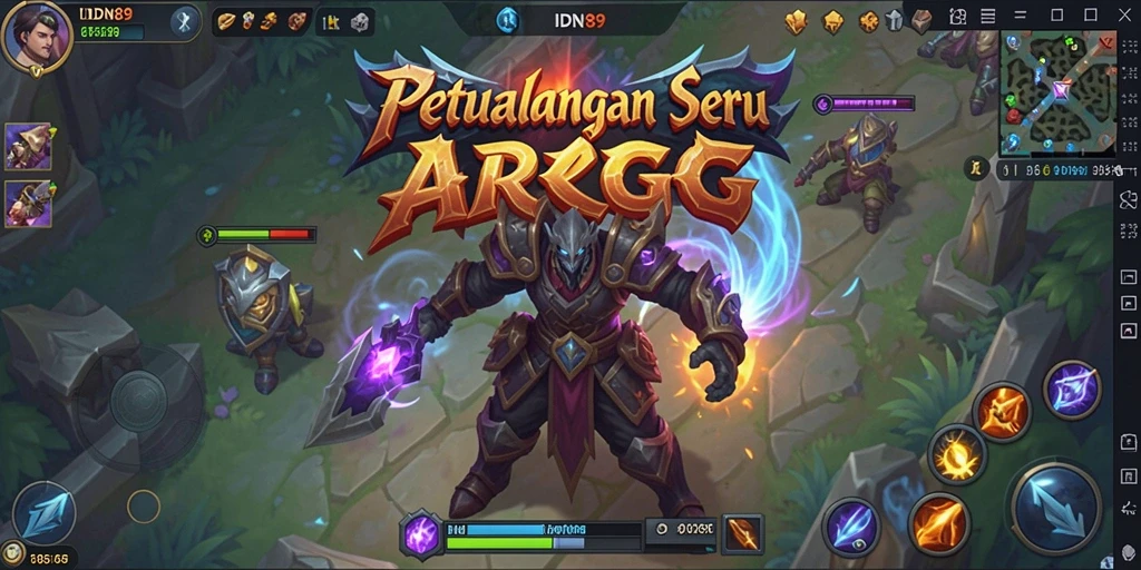 Tangkapan layar gameplay yang menampilkan aksi seru di ARPG.