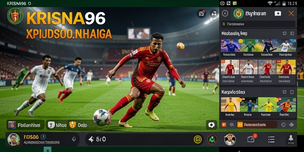 Tampilan gameplay dari aplikasi Sportsbook KRISNA96 yang menarik.