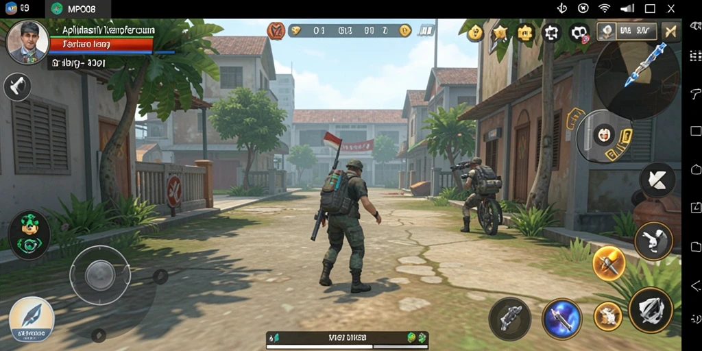 Tampilan menarik dari MPO08 dengan antarmuka yang user-friendly.