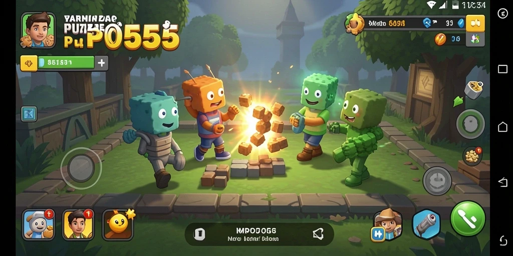 Tampilan gameplay MPO555 yang penuh warna dan menantang.