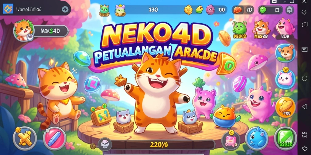 Tampilan menarik dari gameplay <strong>NEKO4D</strong> yang memikat pemain.