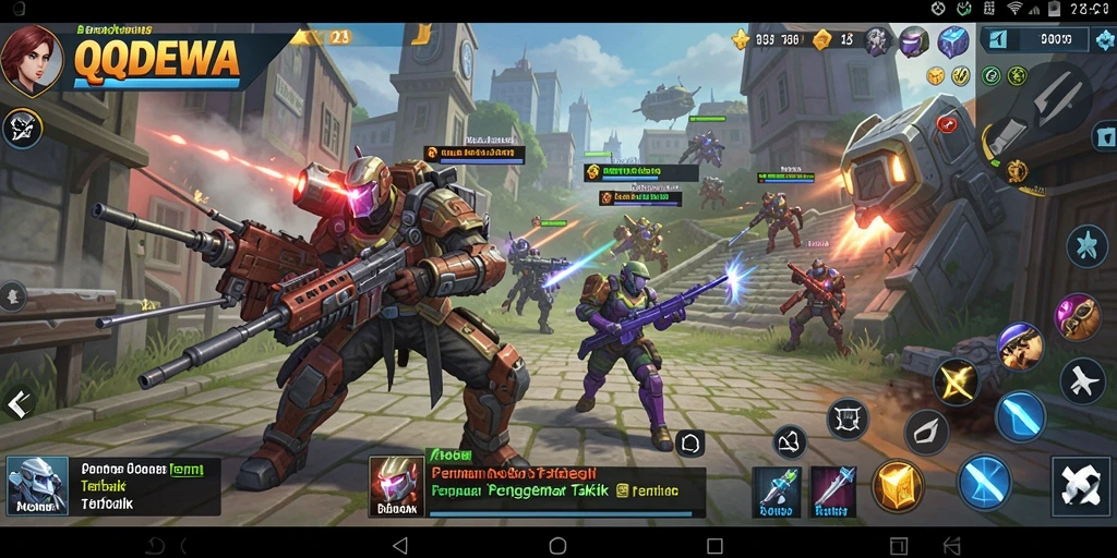 Screenshot utama QQDEWA menunjukkan momen strategis yang mendebarkan dalam gameplay.