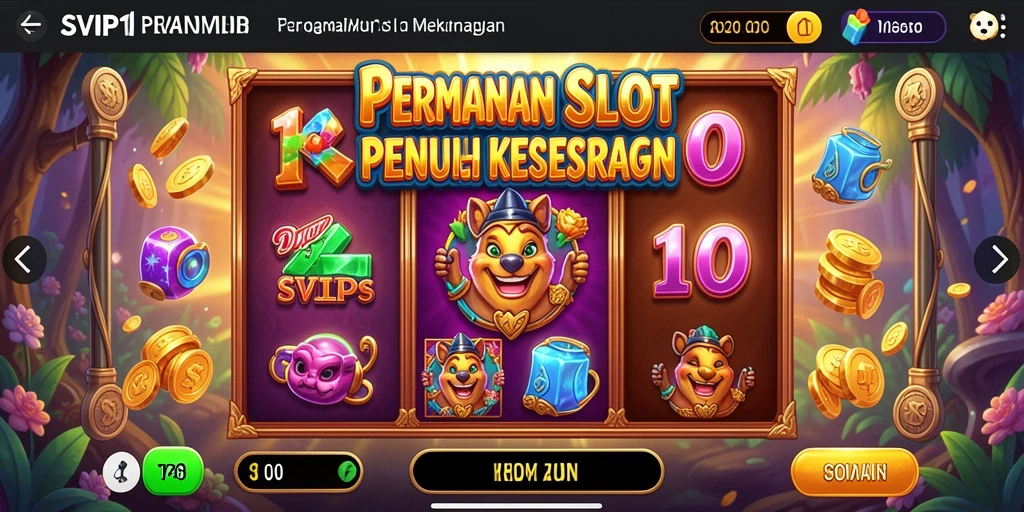 Tampilan gameplay Slot SVIP1 yang seru dan menarik.