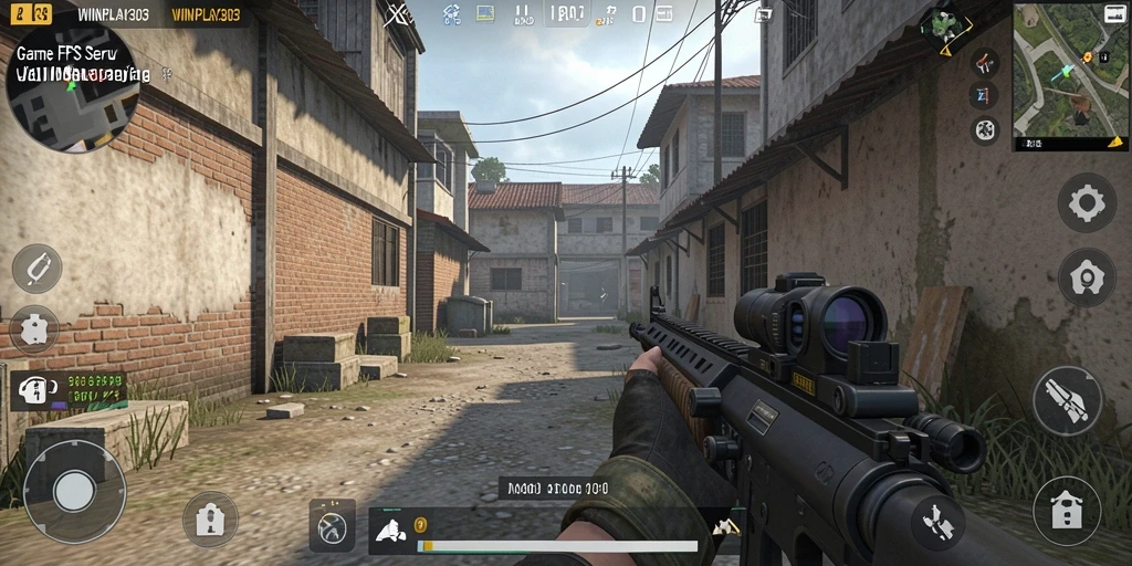 Screenshot dari permainan WINPLAY303 dengan aksi tembakan yang mendebarkan.