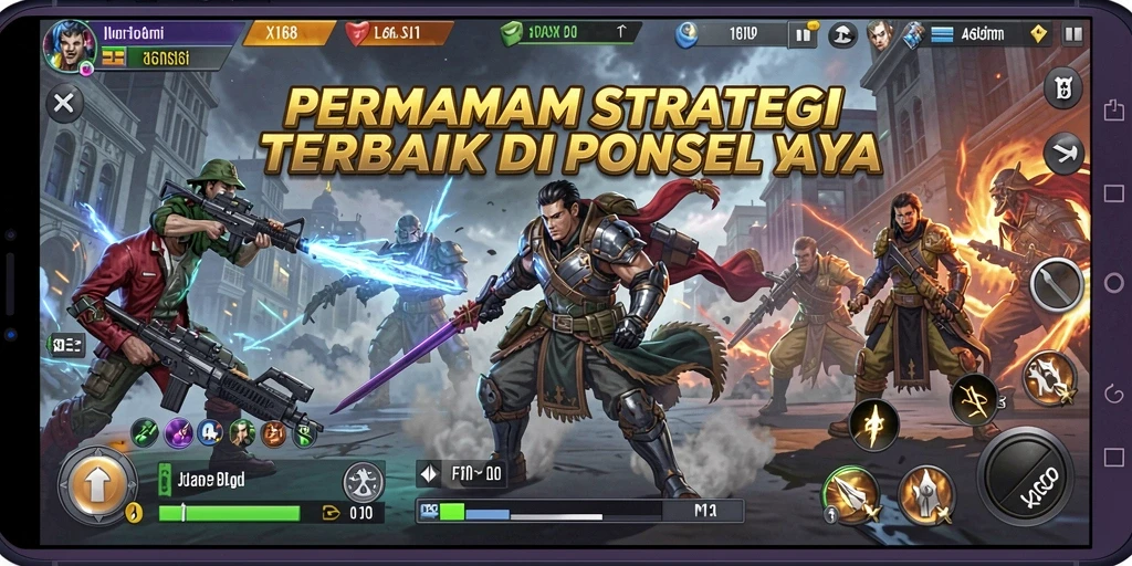 Tampilan gameplay X168 yang menegangkan dan penuh strategi.